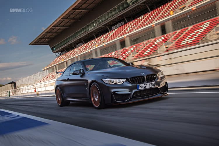 BMW M4 GTS on the race track