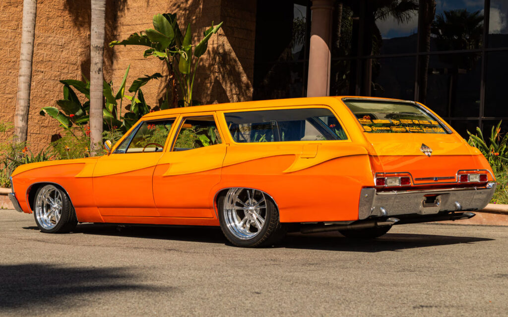  Someone Dropped A Monster V8 Into This Chevy Wagon And It’s Glorious