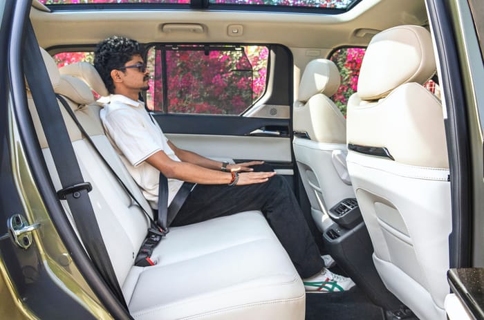 Tata Sierra rear seats