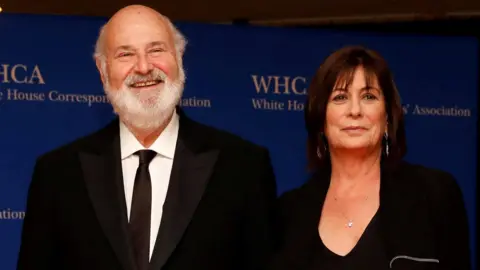 Reuters Rob and Michele Reiner in smart dress on the red carpet at the White House Correspondents' Association dinner in Washington, U.S., April 28, 2018