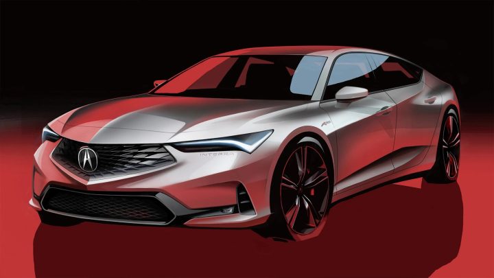 Honda Prelude Design Sketch Render